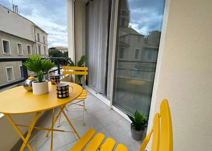 Le Sunshine - Terrasse Et Clim Apartment *